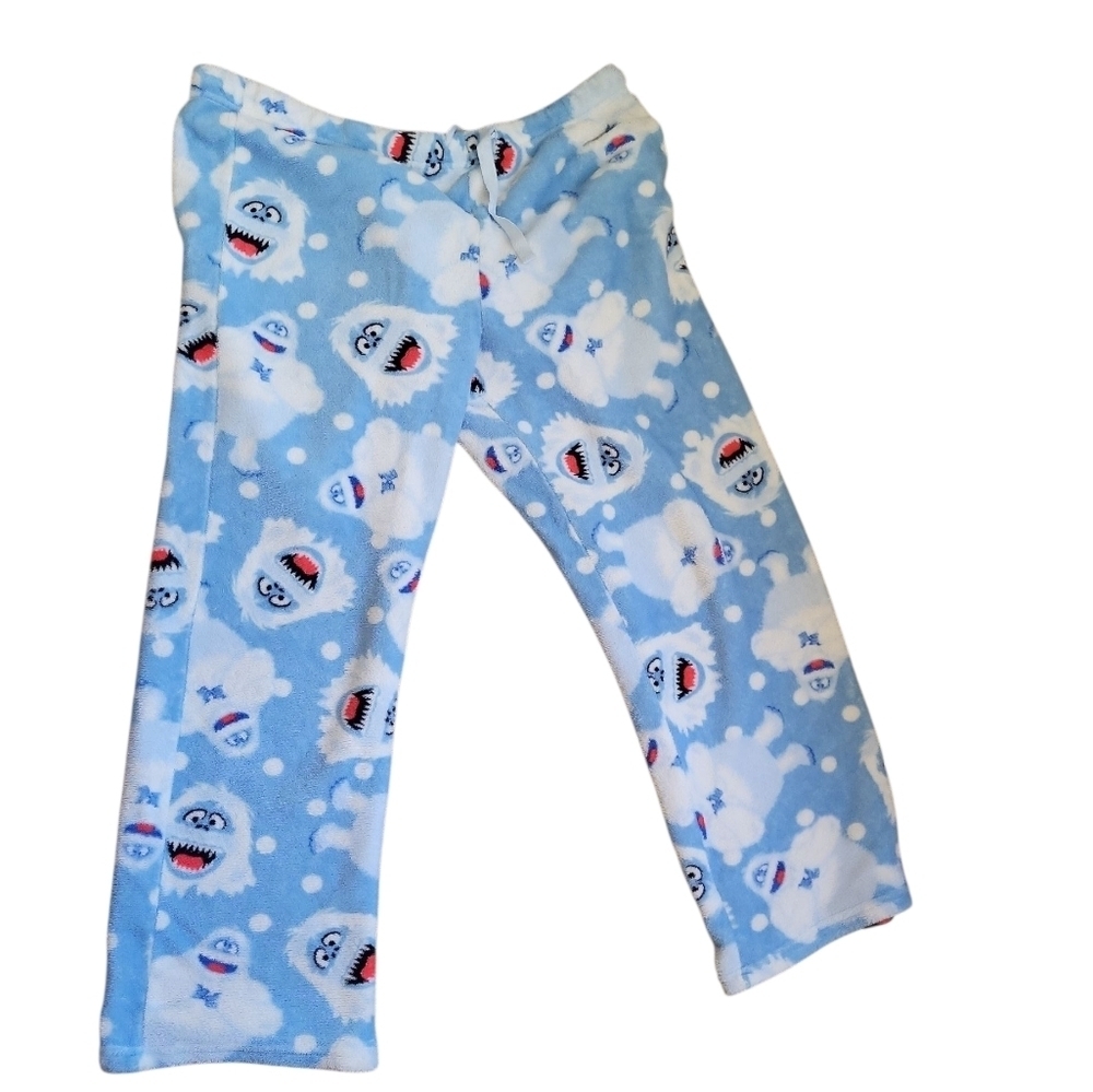 Rudolph the Red-Nosed Reindeer Bumble Yeti Fleece Pajama Pants Kids Large